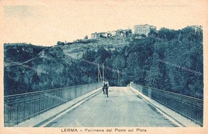 ds260 cartolina lerma panorama dal ponte sul piota provincia di alessandria - Picture 1 of 2