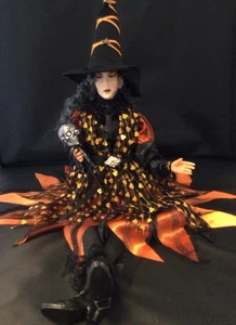 Halloween Besenstiel BLVD Hexe Puppe - Bild 1 von 21