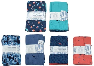 Tommy Bahama Confezione 2 Boxer Uomo Maglia 100% Cotone Tropicale Intimo Nuovi con etichette - Foto 1 di 10