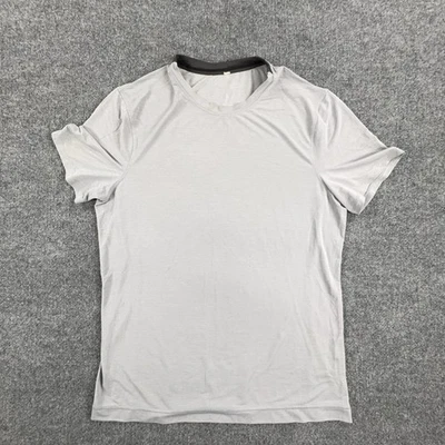 Lululemon Metal Vent Tech Shirt Mens Medium Gray Short Sleeve Athletic Training - Image 1 of 4