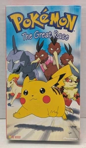 Pokemon VHS Vol 11 The Great Race 1999 Factory Sealed NINTENDO PIONEER NEW - Picture 1 of 3