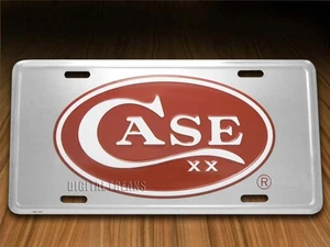 Case xx Knives Logo Oval Aluminum License Plate 50006 - Picture 1 of 4