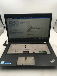 LENOVO THINKPAD T460S - BOOTS TO BIOS - INTEL I5 6300U - 8GB RAM - NO KB/TP - BB - Picture 1 of 8