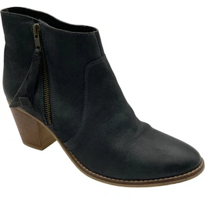 5TH AVENUE Mujer Botines Negros Reino Unido Talla 9 Cuero Cierre Superior Cremallera - Imagen 1 de 23