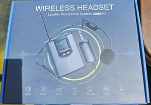 Cuffie Wireless MPH-05 YM-2 Lavalier Sistema Microfonico Nuove - Foto 1 di 2