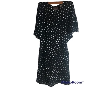 Maeve by Anthropologie gepunktetes Kleid schulterfreie Ärmel Größe XS - Bild 1 von 23