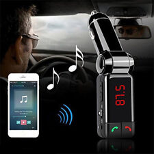 Dual Usb Bluetooth Car Charger Led Mp3 Fm Player Cigarette Socket Lighter