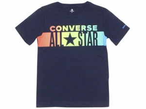 Converse Big Boy's All Star Gradient T-Shirt Short Sleeve Obsidian - Picture 1 of 10