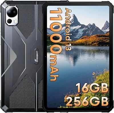 FOSSiBOT DT1 Outdoor Tablet 16GB+256GB Dual SIM 48MP+16MP Kamera 4G LTE/5G-WiFi