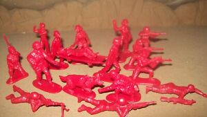 Lot of Victory Buy/BMC  " U. S. Army Women" playset figures in new red color