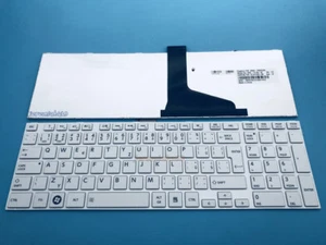 NEW For Toshiba Satellite P850 P850D P855 P855D Czech Keyboard White - Picture 1 of 3