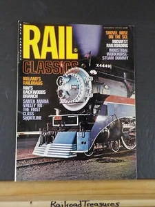 Rail Classics Magazine 1975 noviembre ferrocarriles de Irlanda nuevo con noroeste rama de bosques Santa - Imagen 1 de 2