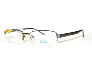 NEW ROBERT MITCHEL RM3004 GM GUNMETAL AUTHENTIC SEMI RIMLESS EYEGLASSES 53-19 - Bild 1 von 6