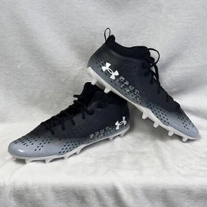 Under Armour Spotlight Select 2.0 Mens Cleats - Black/White 3026771-001 Size 16 - Picture 1 of 7