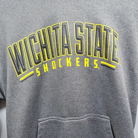 Wichita State Shockers Youth Unisex Hoodie Sweatshirt Gray, Medium Cover