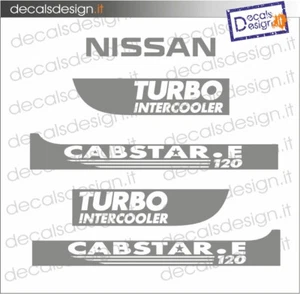 Adesivi autocarro camion Nissan cabstar 120 furgone decals - Imagen 1 de 1