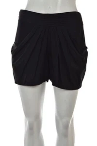 Mara Hoffman Womens Shorts Size 6 Black Metallic Dress Silk Party - Picture 1 of 4
