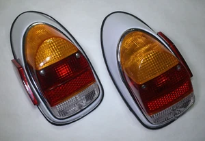 TAIL LIGHT ASSEMBLY SET SIDEMARKER LENS & SEALS VOLKSWAGEN T1 BUG BEETLE 1968-70 - Bild 1 von 3