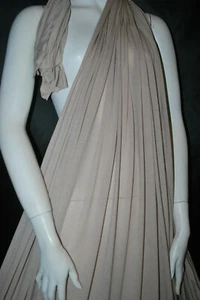 Tencel Semisheer Jersey Knit Fabric Ecofriendly 6.86 oz L/Y Taupe by the yard - Picture 1 of 12