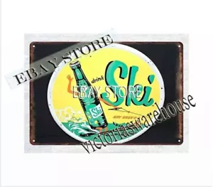 home accessories Drink Ski Soda Pop metal tin sign - Picture 1 of 4