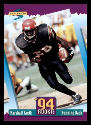 1994 Score #277 Marshall Faulk RC - Image 1 of 2