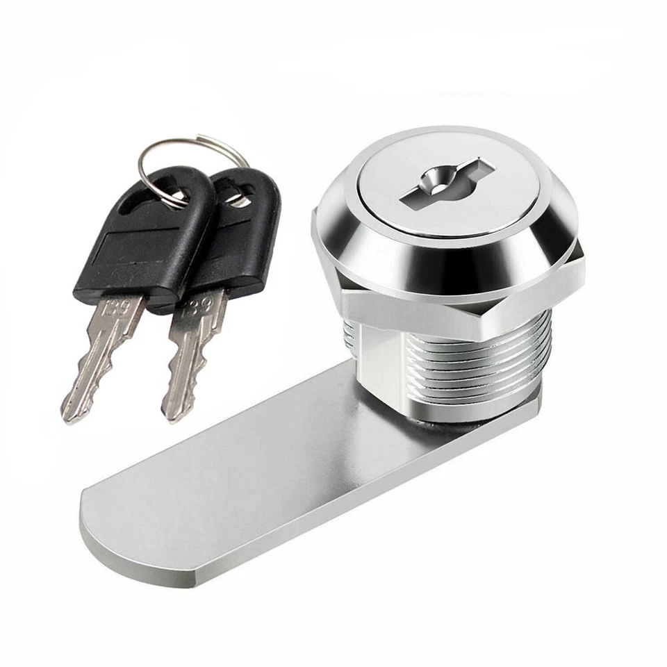 KEYMET Cerradura de armario 16 mm cerradura de mueble cerradura de buzón cerradura de palanca cilindro universal