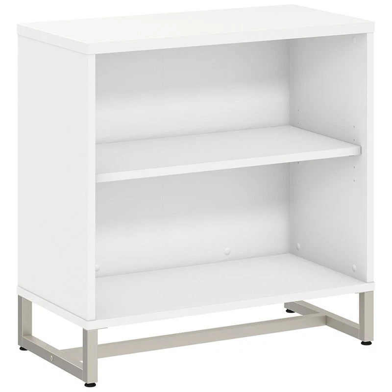 Office by Kathy Ireland Method Bookcase Cabinet White KI70205