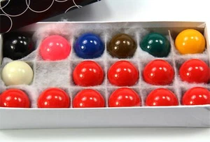Juego de 17 bolas Kids Small ECONOMY SNOOKER - 1 5/8 pulgadas (41 mm) - Imagen 1 de 1