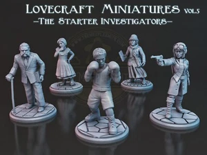 Lovecraft Miniatures Vol.5 "The Starter Investigators" - Imagen 1 de 12