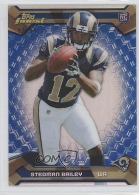2013 Topps Finest Blue Refractor /99 Stedman Bailey #135 Rookie RC - Image 1 of 2