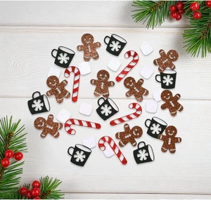 Confeti Brillo PAN DE JENGIBRE HOMBRE, TAZA Diseño Mesa Dispersión Elige Cantidad Pack - Imagen 1 de 2