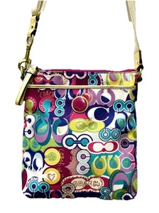 Bolso Bandolera Coach Signature Amapola Multicolor C Graffiti - Imagen 1 de 24