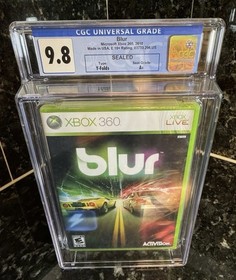 Blur Xbox 360 Sealed CGC Graded 9.8