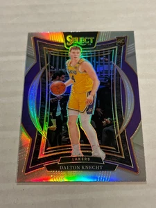 2024-25 PANINI SELECT DALTON KNECHT #91 SILVER PRIZM ROOKIE LAKERS SP - Picture 1 of 2