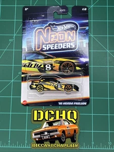 Hot Wheels 2025 🔥 NEON SPEEDERS MIX 4 🔥 '98 Honda Prelude - GReddy - Imagen 1 de 3