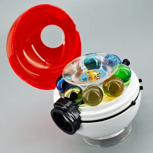 Pokemon PokeBall Charizard Collector Marble Shooter with 8 Marbles 2000 WORKS - Picture 1 of 15
