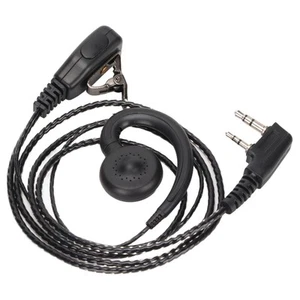 2 Way Radio Ear Earpiece G Shape Clip Ear Walkie Talkie Headphone For IDM - Zdjęcie 1 z 12