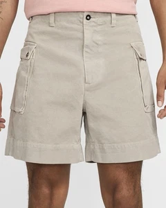 Size 30- Nike Life Men's P44 Cargo Shorts, Light Iron Ore. (FZ6571-014) - Picture 1 of 6