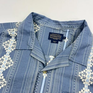Pendleton Aloha Loop Collar Hawaiian Southwestern Short Sleeve Shirt Size XL - Picture 1 of 7