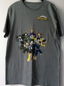  My Hero Academia Short Sleeve Grey T-Shirt Size XXL juniors - Picture 1 of 1
