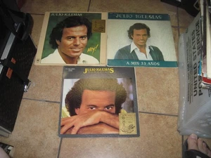 Julio Iglesias vinyl record album lot 3 HEY!, Momentos, A MIS 33 ANOS VG - Foto 1 di 2