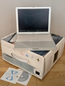 Apple Ibook G3 Early 2001 M6497 Retro Vintage Old Mac OS X fully working - Afbeelding 1 van 23