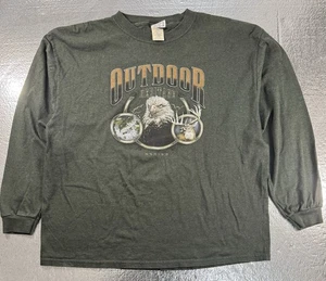 Vintage Outdoor Heritage Series Longsleeve T-Shirt Mens Size XL Made In USA - Picture 1 of 7