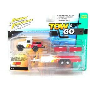 Toyota Land Cruiser 1980 Johnny Lightning Tow & Go escala 1:64 - Imagen 1 de 6