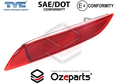 LH LHS Left Hand Rear Bar Reflector Lamp For Toyota Corolla ZWE186 Hybrid 16~18 - Image 1 of 4