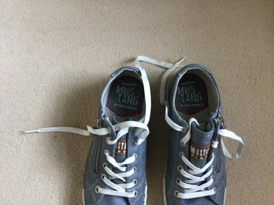 Mustang Womans Casual Trainers with side zip size 4 - Image 1 of 4