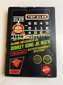 Donkey Kong JR. Math - PAL  A Mattel GBR AUS ITA - Nintendo NES