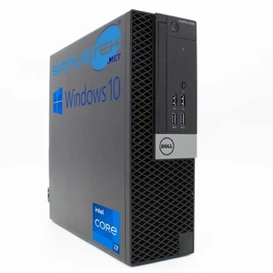 Dell OptiPlex 3040 SFF i7 6700 16GB 240GB 1GPU WINDOWS10 Desktop Computer HDMI - Bild 1 von 5