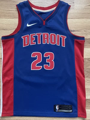 Мужская футболка свингмена Nike Detroit Pistons Blake Griffin Icon синяя размер M б/у - Изображение 1 из 4