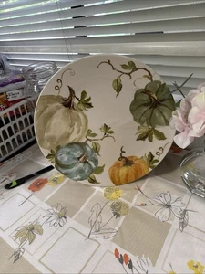 "Plato de cena de calabaza de otoño colección exclusiva Robert Stanley hobby lobby 10,75""" - Imagen 1 de 11